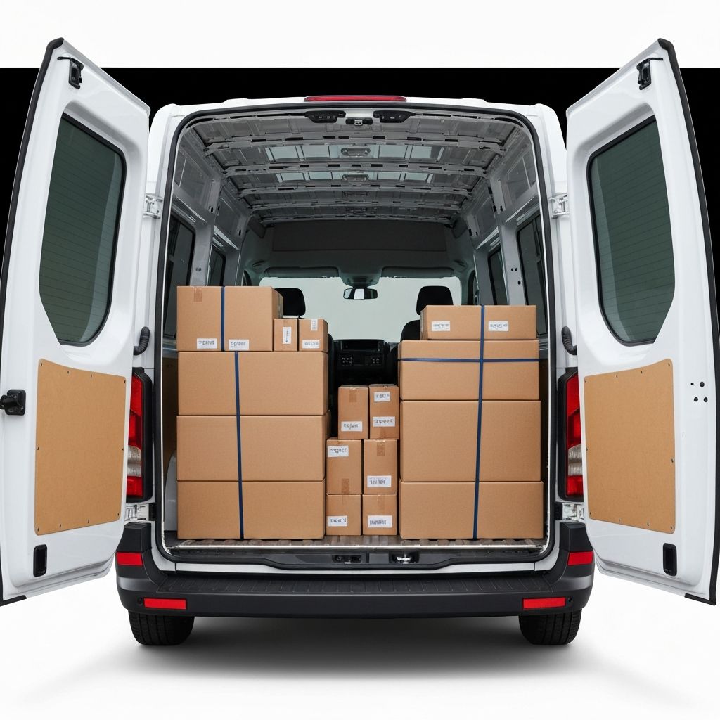 Volkswagen Crafter with cargo